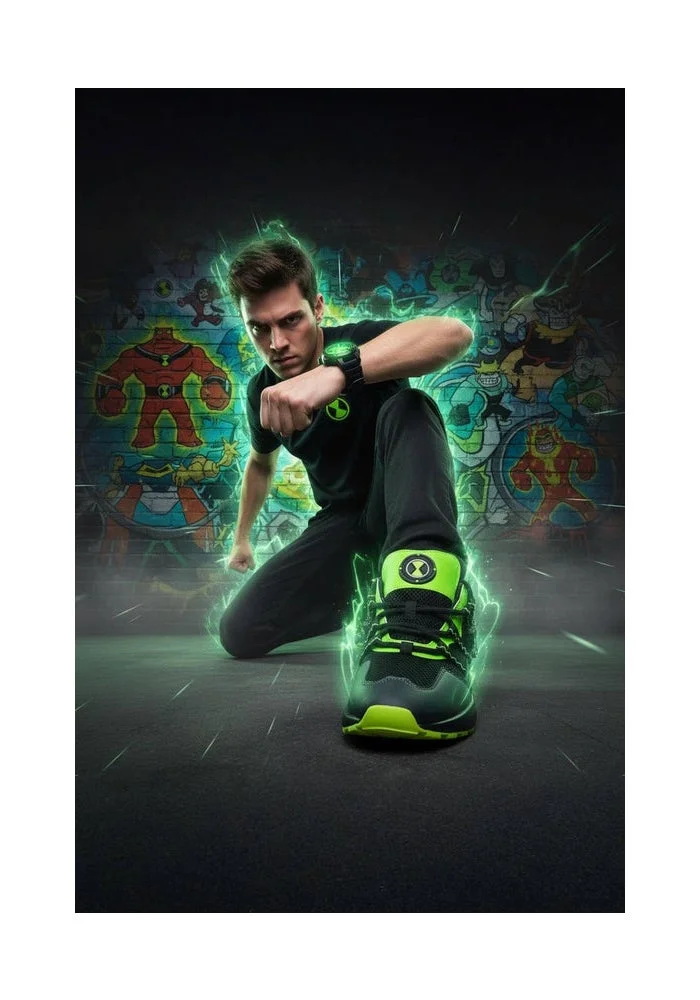 Bacca Bucci Neon Circuit BEN 10 Sneakers for Men | Best Price UAE
